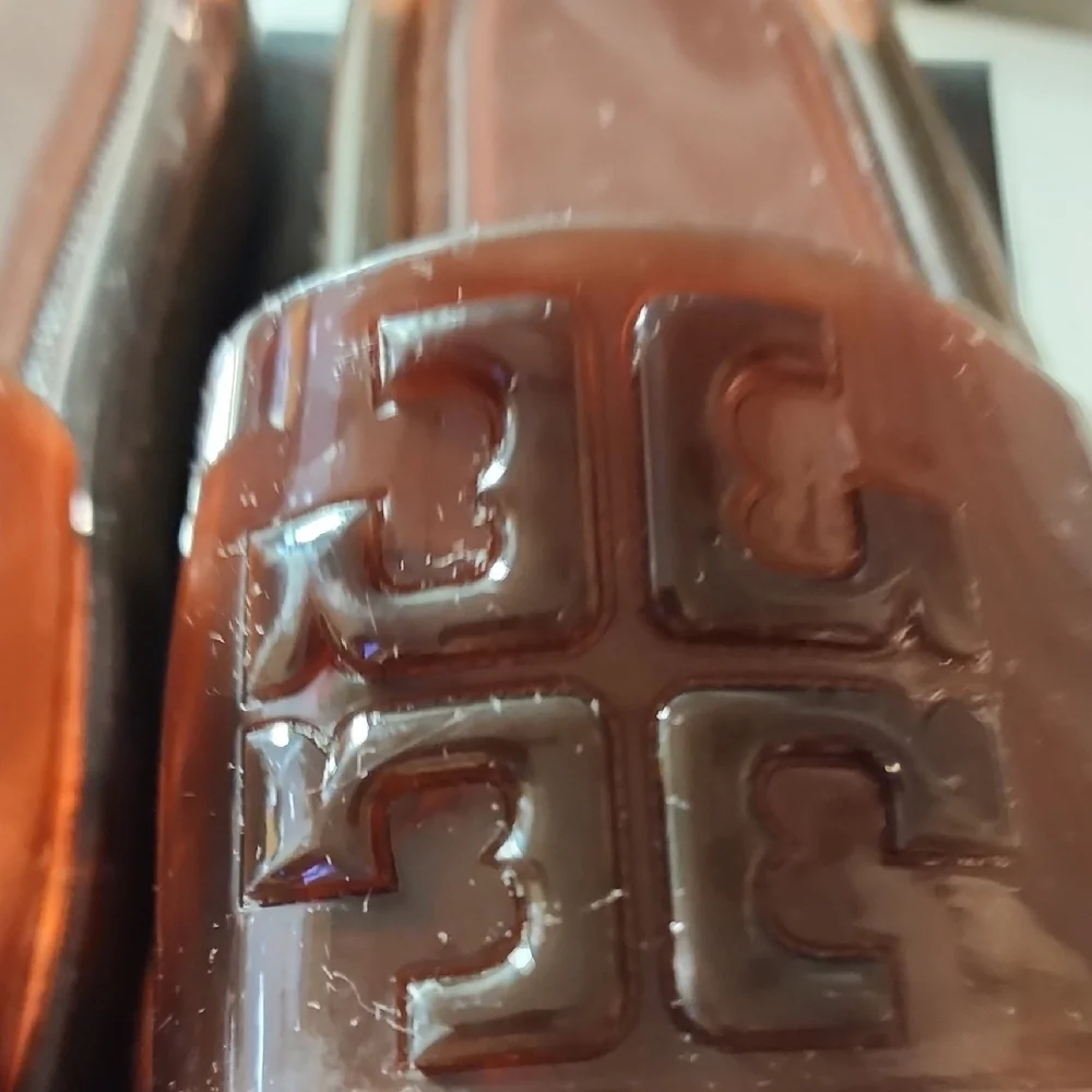 Tory Burch Translucent Brown Slides - Picture 2 of 7